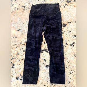 Lululemon align leggings - 23” black camo
